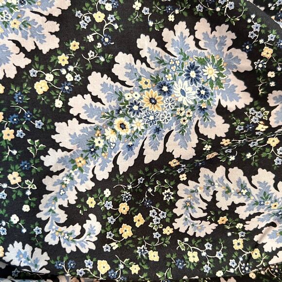 J Crew Collection Tie-Sleeve Button-Front Top in Ratti® Pacific Paisley M - Picture 8 of 13